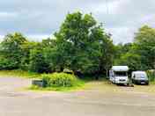 Motorhome pitches with/without an electric hook-up