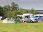 Electric tent/trailer tent - grass pitch
