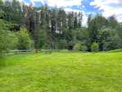 Riverside camping field