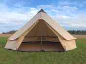 Bell tent exterior