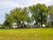 Bell tent and pitches