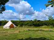 Blackberry Mound family bell tent