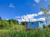 Blackberry Shepherd's hut exterior