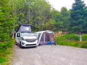 Visitor image of their secluded pitch