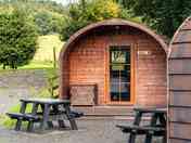Luxury camping pods
