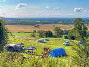 Stunning views from the pitches, with plenty of space