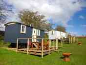 Meadow shepherd's huts