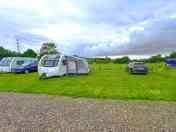 Spacious grass pitches