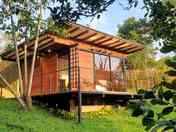 Microlodge with balcony