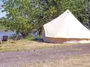 Severn bell tent pitch