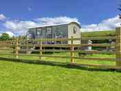 The shepherd’s hut exterior