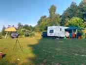 Big camper or weird shape tent, it does not matter, we'll find a spot for everyone