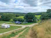 A visitor image of the lovely walk up to the village with a view of the campsite (added by manager 01 Sep 2022)
