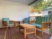 Two-bedroom outdoor lounge