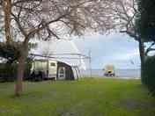 View from the pitches