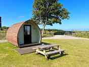 The Highland Cow camping pod