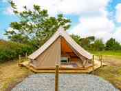 Bell tent exterior (added by manager 30 May 2024)
