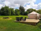 Foxglove Flora bell tent in the camping meadow (added by manager 20 Jul 2020)