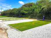 Fully-serviced hardstanding pitch