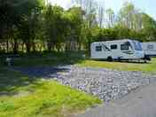 Fully serviced hardstanding pitch