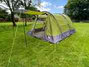 Tent provided