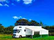 Space for an awning