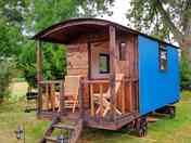 Shepherd's hut all ready for your next holiday break