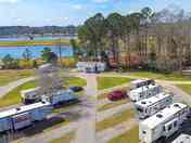 Aerial view of park