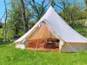 Bell tent by the stream (added by manager 30 May 2023)