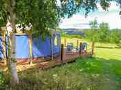 View from the decking