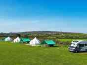 Aerial view of the lotus bell tents' area (added by manager 10 Aug 2022)