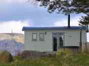 Hut and hot tub