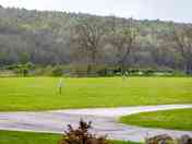 Grass pitches with electric hook-up
