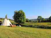 View of the tipi