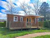Exterior view of the 3 bedroom static caravan