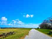 Blue skies and level grounds