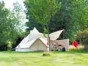 Space for bell tent camping (added by manager 25 Mar 2020)