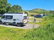 Serviced hardstanding pitch