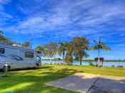 Hardstanding and grass touring pitch