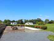 Pitches and picnic area