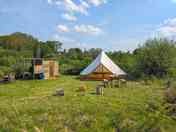 Bell tent exterior