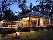 Balcony and firepit