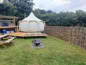 The Lotus is our newest addition, sleeps 3 comfortably with outside seating and Kitchen
