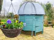 The pod is set in a small private garden (added by manager 12 Apr 2024)