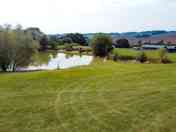 View of the lake from electric hook-up area