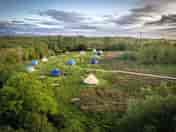 Birds-eye view of the meadow campsite (added by manager 11 Jan 2023)