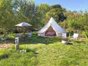 Approach to bell tent