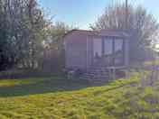 Exterior of hut