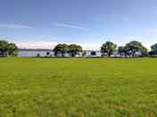 Field with river views