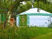 The traditional Mongolian yurt in its peaceful hidden spot (added by manager 21 Sep 2022)